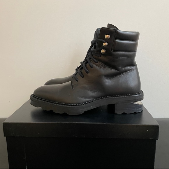 Alexander Wang Andy Hiking Boot in Black - Picture 6 of 9